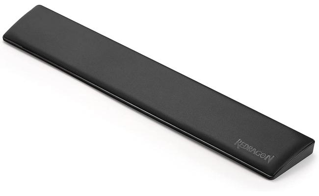 Redragon P037 Meteor L Keyboard Wrist Rest Pad Soft Memory Foam w/ Anti-Slip Rubber Base For 100% 104 Keys Compact Size