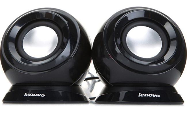 Lenovo M0520 USB Powered 2W Portable Speakers For Home & Office - Black