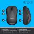 Logitech M220 Silent Wireless Mobile Mouse 18-Month Battery Life & Auto Sleep - CHARCOAL
