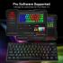 Redragon K632 Noctis 60% Wired RGB Mechanical Ultra-Thin Low Profile Dedicated Media Control - Linear Red Switch