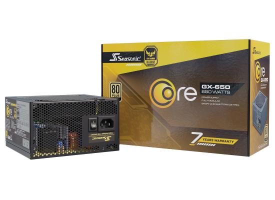 Seasonic CORE GX-650 650W 80+ Gold Full-Modular Fan Control Silent & Cooling Mode
