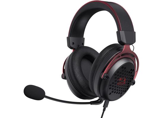 Redragon H386 Diomedes Wired 7.1 Surround Sound 53MM Drivers Detachable Microphone Audio Controls - Black