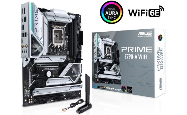 ASUS Prime Z790-A WiFi 6E DDR5 Intel 13th&12th Gen ATX Motherboard 4x M.2 Thunderbolt 4 RGB Lighting