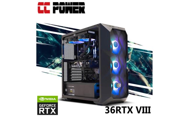 CC Power 36RTX VIII Gaming PC AMD Ryzen 5 6-Cores w/ RTX 3060 12GB DDR6