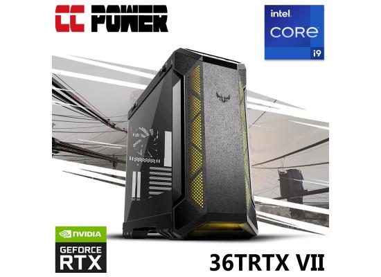CC Power 36TRTX VII Gaming PC 12Gen Core i9 16-Cores w/ RTX 3060 TI 8GB Liquid Cooled