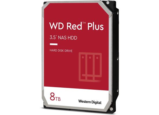 Western Digital 8TB WD Red Plus NAS Internal HDD 128 MB Cache 3.5"  Internal HDD