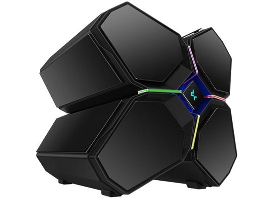 DeepCool QUADSTELLAR INFINITY ATX Aluminum Cutting-Edge Style RGB LED Strips Gaming Case