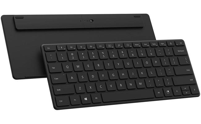 Microsoft Compact Design Keyboard Bluetooth up to 36 Months Battery Arabic / English Matte Black