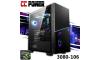 CC Power 3080-106 Gaming PC NEW 12Gen Intel Core i7 K-Series w/ RTX 3080 10GB +  Liquid Cooled