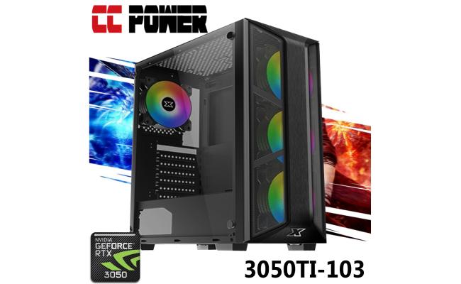 CC Power 3050TI-103 Gaming PC AMD Ryzen 5 3600 w/ RTX 3050 8GB DDR6