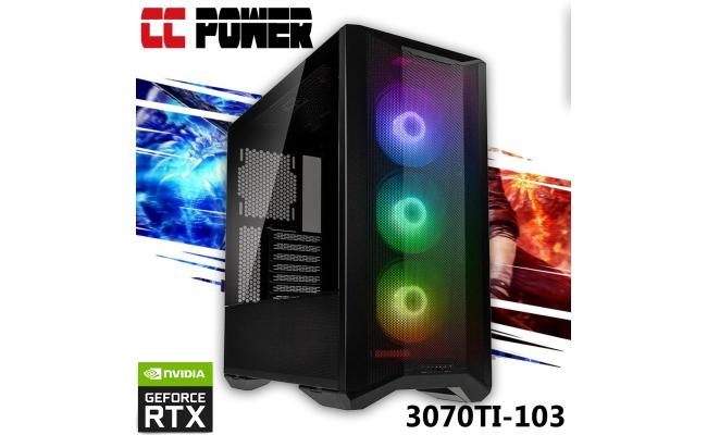 CC Power 3070TI-103 Gaming PC 12Gen Core i7 12-Cores w/ RTX 3070 TI Liquid Cooler