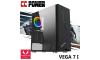 CC Power VEGA 7 I Gaming PC 5Gen AMD Ryzen 5 w/ RX VEGA 7 Custom AIR Cooler