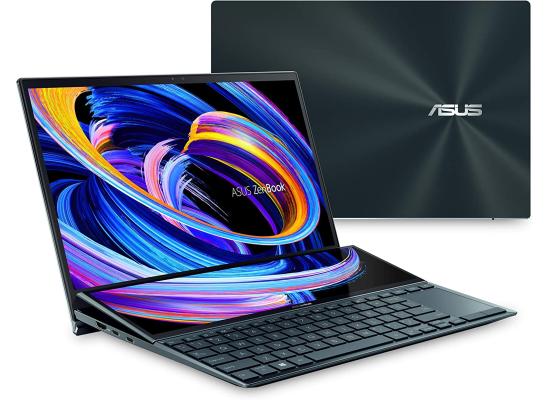 ASUS ZenBook Duo 14 UX482EGR NEW Intel 11th Gen Core i7 4-Cores Touch Screen  - Celestial Blue