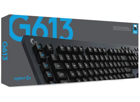 Logitech G613 LIGHTSPEED Wireless $ Bluetooth Mechanical Gaming Keyboard - Black