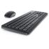 Dell KM3322W Wireless Keyboard & Mouse Anti-Fade & Spill-Resistant Keys 36 Month Battery Arabic / English