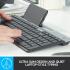 Logitech K580 Slim Multi-Device Wireless Bluetooth/USB Receiver 24 Month Battery For Desktop, Tablet, Smartphone & Laptop AR/EN