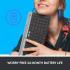 Logitech K580 Slim Multi-Device Wireless Bluetooth/USB Receiver 24 Month Battery For Desktop, Tablet, Smartphone & Laptop AR/EN