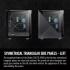 Thermaltake Divider 500 w/ 3x120mm ARGB Front + 1x 120mm Rear Fans + 2 Symmetrical Triangular Panels - Black