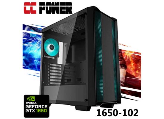 CC Power 1650-102 Gaming PC 12Gen Core i5 6-Cores w/ GTX 1650 4GB DDR6