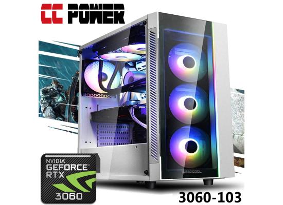 CC Power 3060-103 Gaming PC 12Gen Inte Core i7 12-Cores w/ RTX 3060 12GB + Custom AIR Cooler