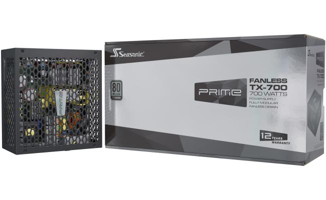 Seasonic PRIME FANLESS TX-700 700W 80+ Titanium Full Modular True Fanless Design