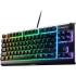 SteelSeries Apex 3 TKL RGB Gaming Keyboard – Tenkeyless Compact Form Factor - 8-Zone RGB Illumination – IP32 Water & Dust Resistant – Whisper Quiet Gaming Switch – Gaming Grade Anti-Ghosting,Black