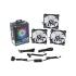 Thermaltake Pure 12 (3-Fan Pack) ARGB Sync/Analog Controller TT Premium Edition PWM Case/Radiator Fan - Black