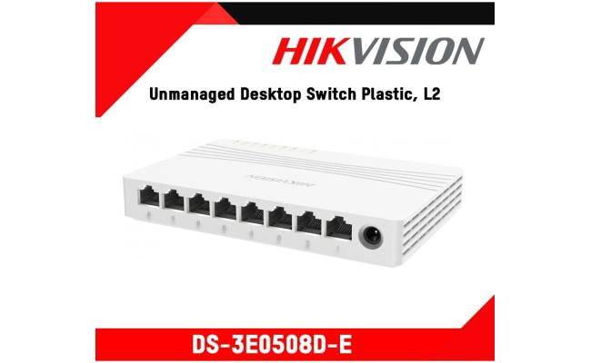 Hikvision DS-3E0508D-E 8 Port Gigabit Unmanaged Desktop Switch