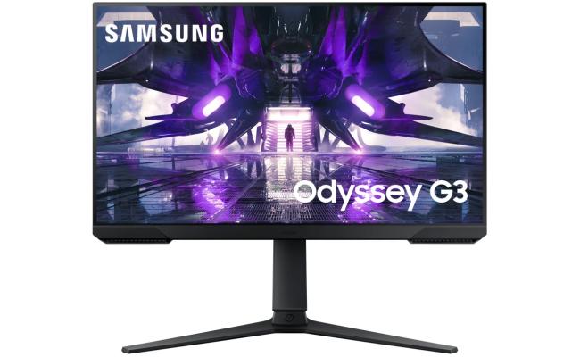 SAMSUNG Odyssey G3 24" Full HD 165Hz 1ms 3-Sided Border-Less  Height Adjustable Stand AMD FreeSync Premium