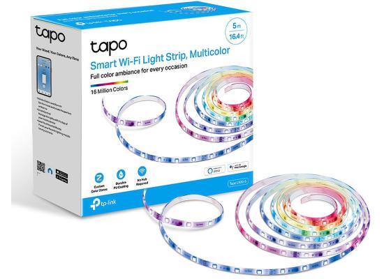 TP-Link Tapo L920-5 Smart Wi-Fi Light Strip Multicolor (5 meter) Voice Control Flexible Installation