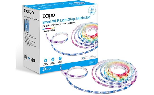 TP-Link Tapo L920-5 Smart Wi-Fi Light Strip Multicolor (5 meter) Voice Control Flexible Installation