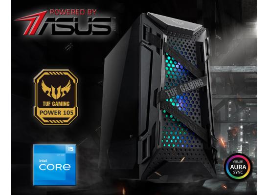POWER BY ASUS POWER 105 Budget Gaming PC w/ 12Gen Core i5 6-Cores & Optional Graphic Card