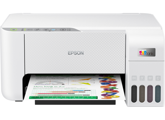 Epson EcoTank L3256 Wi-Fi All-in-One (Copy/Print/Scan) Ink Tank Printer (White)