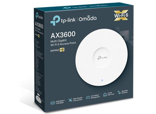 TP-Link EAP660 HD AX3600 Wireless Dual Band Multi-Gigabit Ceiling Access Point
