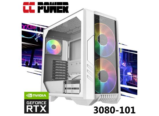 CC Power 3080-101 Gaming PC 12Gen Core i9 16-Cores w/ RTX 3080 10GB Liquid Cooled