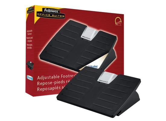 Fellowes Office Suites™ Adjustable Footrest with Microban Antimicrobial Protection - Black