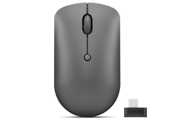 Lenovo 540 Compact Wireless Mouse with USB-C Receiver up to 18 Months Battery Life - Storm Gray