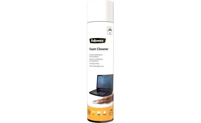 Fellowes 400ml Foam Cleaner For Plastic & Metal HFC Gaz Free  (Not To Be Used On Screens)