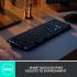 Logitech MX Mechanical Wireless Backlit Keys Bluetooth USB-C macOS, Windows, Linux, iOS, Android, Metal - Clicky