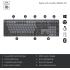 Logitech MX Mechanical Wireless Backlit Keys Bluetooth USB-C macOS, Windows, Linux, iOS, Android, Metal - Clicky