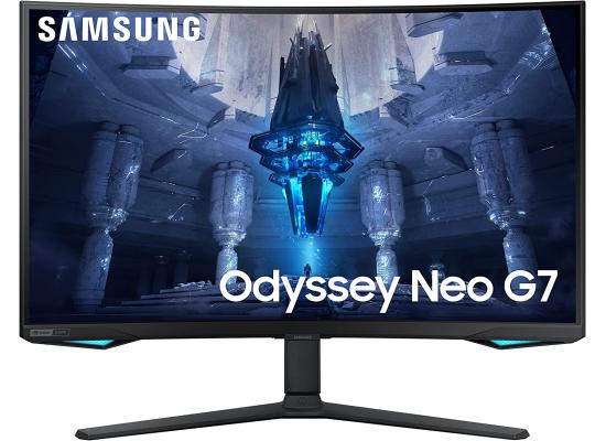  SAMSUNG 32" Odyssey Neo G8 4K UHD 240Hz 1ms G-Sync Curved HDR 2000 G-Sync Compatible Adjustable Stand