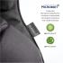 Fellowes Professional Series Ultimate Back Support 3 Memory Foam Section w/ Microban Protection - Black