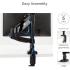 Fellowes Platinum Series Dual Stacking Adjustable Monitor Arm - Black