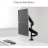 Fellowes Platinum Series Dual Stacking Adjustable Monitor Arm - Black