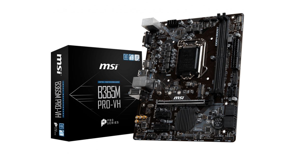 Msi b365m pro vh настройка биоса