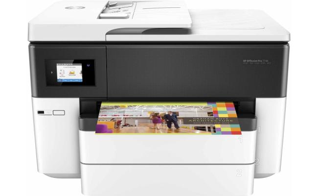 HP OfficeJet Pro 7740 Wide Format All-in-One Color Printer with Wireless Printing Works with Alexa