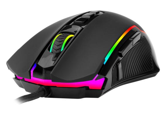Redragon M910 RANGER Wired Gaming Mouse with RGB Backlit, 8000 DPI Adjustable, Mouse with 9 Programmable Macro Buttons & Fire Button, Software Supports DIY Keybinds