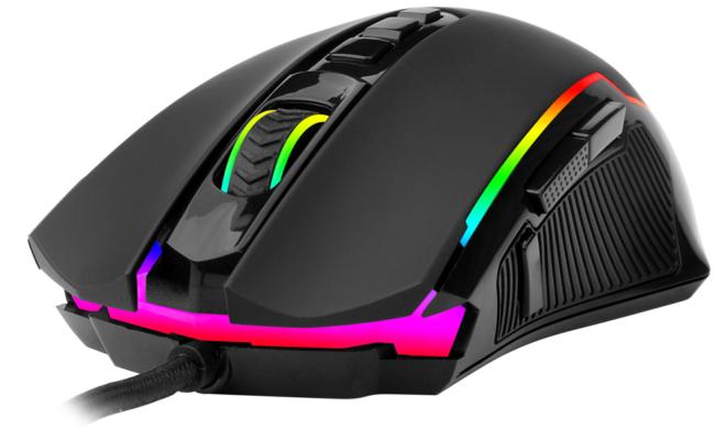 Redragon M910 RANGER Wired Gaming Mouse with RGB Backlit, 8000 DPI Adjustable, Mouse with 9 Programmable Macro Buttons & Fire Button, Software Supports DIY Keybinds