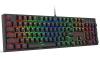 Redragon K582 SURARA RGB LED Backlit Mechanical Gaming Keyboard with 104 Keys-Linear and Quiet-Red Switches
