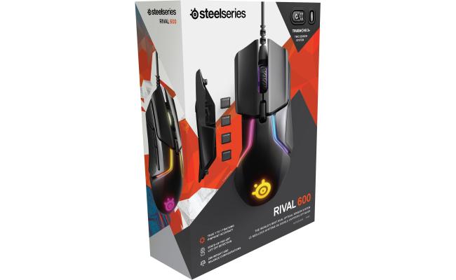 SteelSeries Rival 600 TrueMove3+ Dual Sensor System SteelSeries Rival 600 TrueMove3+ Dual Sensor System